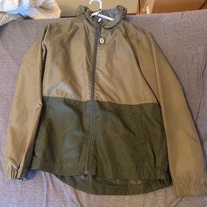 Olive Green Rain Coat